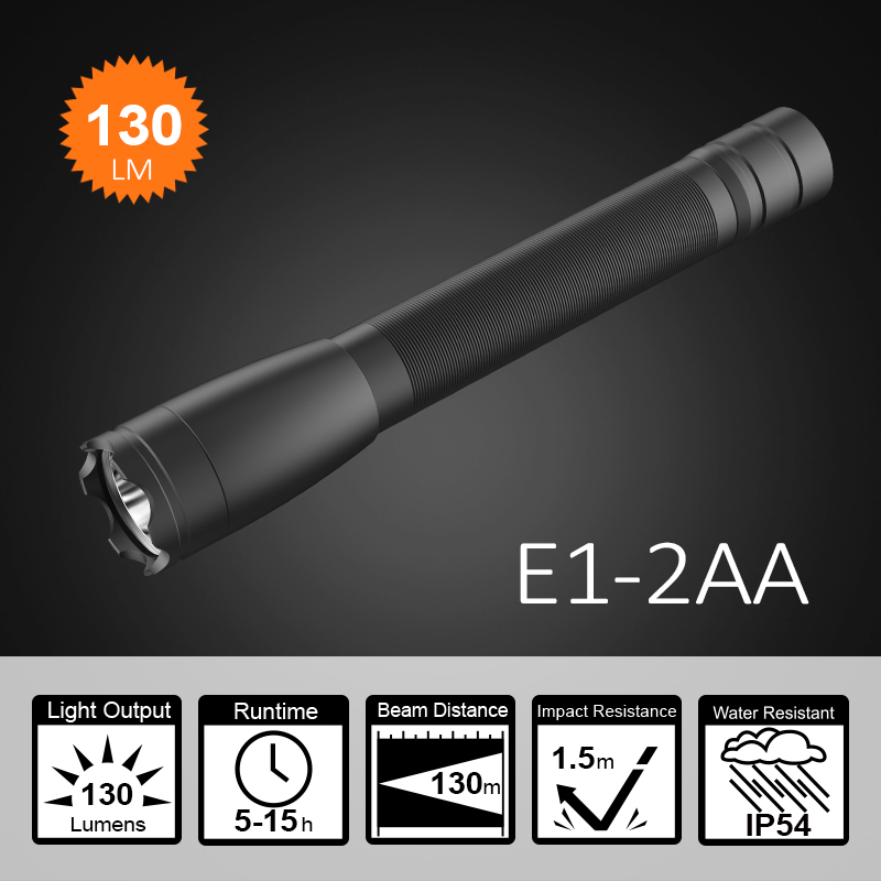 2AA Led Flashlight