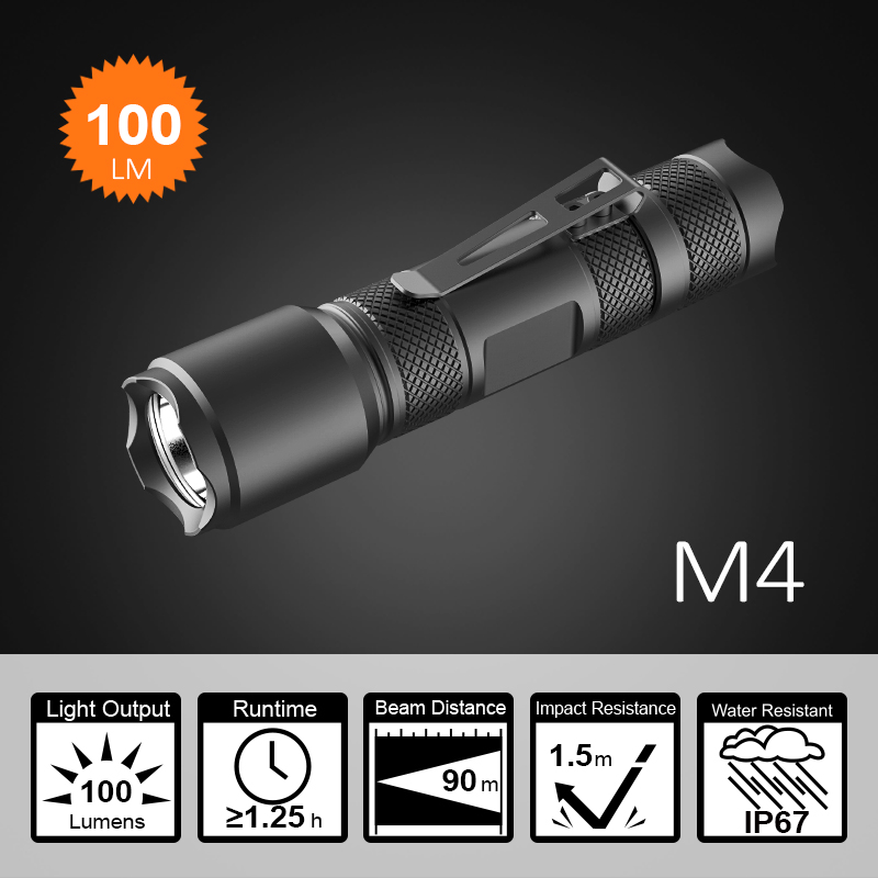 Mini AA Flashlight